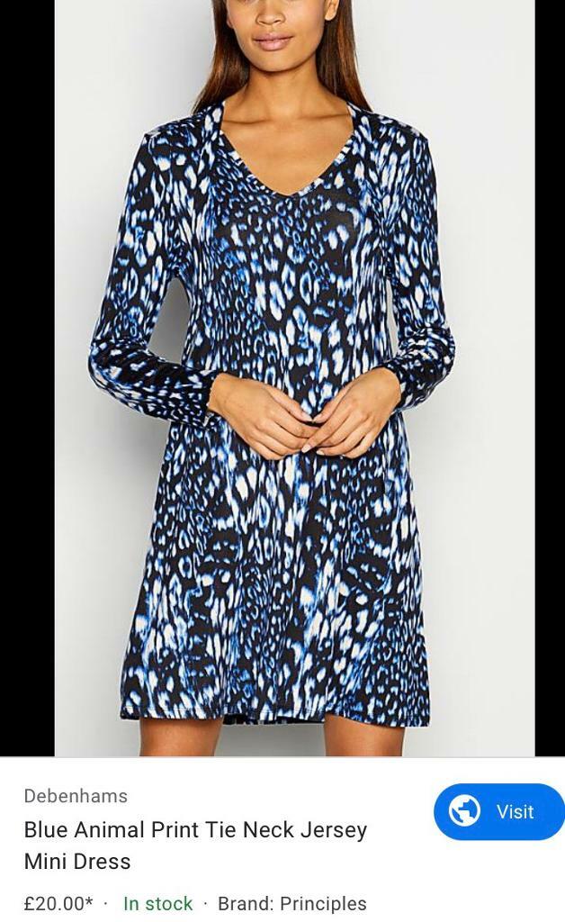 principles leopard print dress